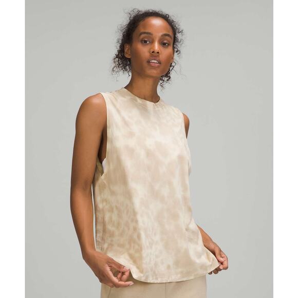 Lululemon All Yours Tank Top Marmoleado Tie Dye Lemon Chiffon Trench Size 2 - Picture 5 of 9